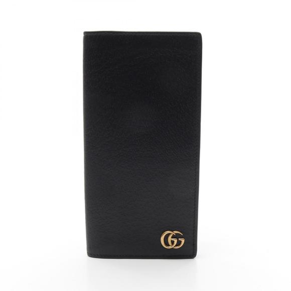 Gucci GG Marmont bifold long Wallet leather black - Picture 1 of 6